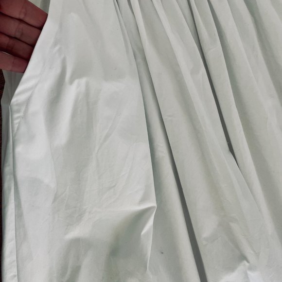 Banana Republic Maxi dress sundress with pockets, cotton white sz L large - Picture 8 of 8